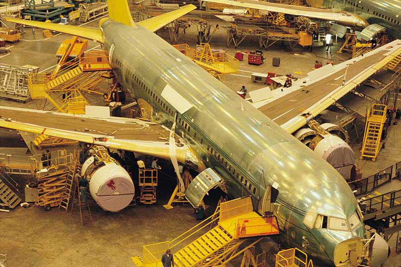 航空航天領(lǐng)域赡喻，測(cè)飛機(jī)材料疲勞疮肿、損傷宦噩、裂紋